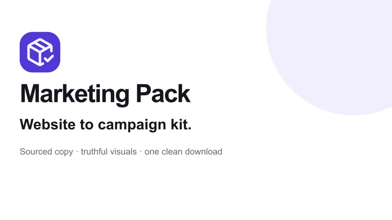 Marketing Pack