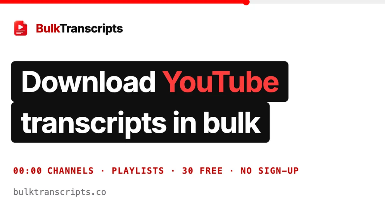 BulkTranscripts